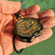Others Hundertwasser-Pocketwatch: Skeletonized, Asymmetric PVD-Gold, GMT, Limited Edt.