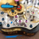 Others Hundertwasser-Pocketwatch: Skeletonized, Asymmetric PVD-18K Gold, Limited Edt.