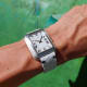 Piaget Rare & Early White Beta21: Integrated Milanaise-Bracelet & TwoTone, Cartier-Dial