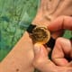Piaget Ladies Coinwatch: Miss Liberty 10 USDollar, UltraThin Salmon-Sunburst