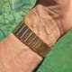 Piaget Polo Rectangular: TwoTone Diamonds Top-Model, Zebra: White- & Yellowgold