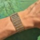 Piaget Polo Rectangular: TwoTone Diamonds Top-Model, Zebra: White- & Yellowgold