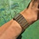 Piaget Polo Rectangular: TwoTone Diamonds Top-Model, Zebra: White- & Yellowgold