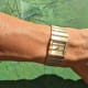 Piaget Polo Rectangular: TwoTone Diamonds Top-Model, Zebra: White- & Yellowgold