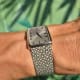 Piaget Rectangular Deep / Warhol Perspective Dial: 3D Indexes for Parallax Effect, Rare