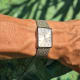 Piaget Rectangular Deep / Warhol Perspective Dial: 3D Indexes for Parallax Effect, Rare
