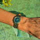 Piaget Octagonal Ellipse: Malachite Swoosh-StoneDial, 50th & Serviced
