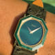 Piaget Octagonal Ellipse: Malachite Swoosh-StoneDial, 50th & Serviced