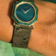 Piaget Octagonal Ellipse: Malachite Swoosh-StoneDial, 50th & Serviced