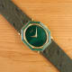 Piaget Octagonal Ellipse: Malachite Swoosh-StoneDial, 50th & Serviced