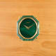 Piaget Octagonal Ellipse: Malachite Swoosh-StoneDial, 50th & Serviced