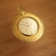 Piaget Shantung PocketWatch: UltraThin Linen Flying Saucer, 50 Shades of Gold UFO