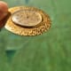 Piaget Shantung PocketWatch: UltraThin Linen Flying Saucer, 50 Shades of Gold UFO