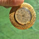 Piaget Shantung PocketWatch: UltraThin Linen Flying Saucer, 50 Shades of Gold UFO