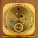 Piaget Alarm Pendule: Agate Stone & Mother of Pearl Dial Clock