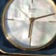 Piaget Alarm Pendule: Agate Stone & Mother of Pearl Dial Clock
