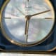 Piaget Alarm Pendule: Agate Stone & Mother of Pearl Dial Clock
