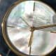 Piaget Alarm Pendule: Agate Stone & Mother of Pearl Dial Clock