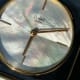 Piaget Alarm Pendule: Agate Stone & Mother of Pearl Dial Clock