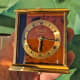 Piaget 8 Days Alarm Pendule: Lacquered Clock, Full Set