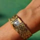 Piaget Hammered Secret Ladies-Bracelet: Concealed Dial & Backwinder