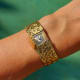 Piaget Hammered Secret Ladies-Bracelet: Concealed Dial & Backwinder