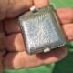 Seiko Hammered Silver: Rectangular Automatic Pocketwatch, Rare Golfer