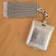 Seiko Hammered Silver: Rectangular Automatic Pocketwatch, Rare Golfer