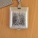 Seiko Hammered Silver: Rectangular Automatic Pocketwatch, Rare Golfer