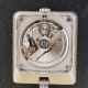 Seiko Hammered Silver: Rectangular Automatic Pocketwatch, Rare Golfer