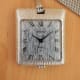 Seiko Hammered Silver: Rectangular Automatic Pocketwatch, Rare Golfer