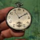 Ulysse Nardin 1920 White Gold Pocket Watch, Doublesigned: Leicht-Mayer