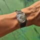 Universal Geneve Thin Tank-Carré: Silver Sunburst Cioccolatone