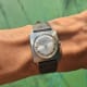 Universal Geneve Thin Tank-Carré: Silver Sunburst Cioccolatone