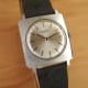 Universal Geneve Thin Tank-Carré: Silver Sunburst Cioccolatone