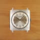 Universal Geneve Thin Tank-Carré: Silver Sunburst Cioccolatone
