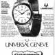 Universal Geneve WhiteGold UniSonic Accutron, Diamonds, Full Set, Rare