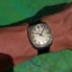 Vacheron Constantin Linen-Dial Important Automatic: Rare Whitegold-Cased Ruby-Rollers K1072