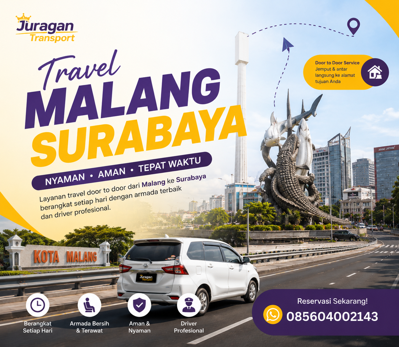 Travel Malang Surabaya Juragan Transport