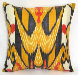 Uzbekistan's Ikat Pillowcase
