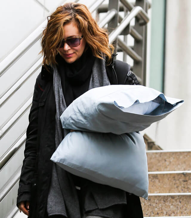 Celebrities With Pillow