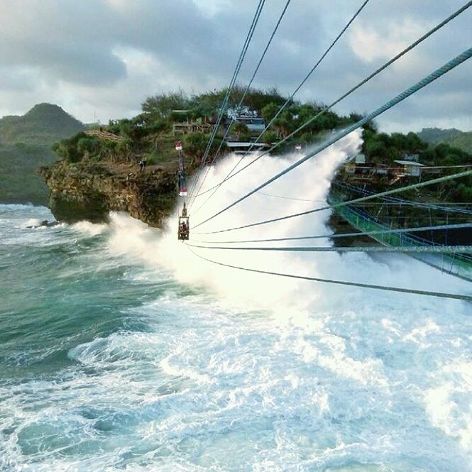 Jembatan Timang jembatan pantai timang
