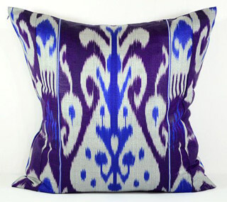 Uzbekistan's Ikat Pillowcase