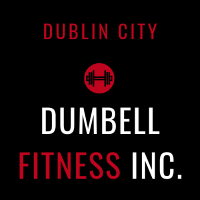 a gym logo of a dumbell
