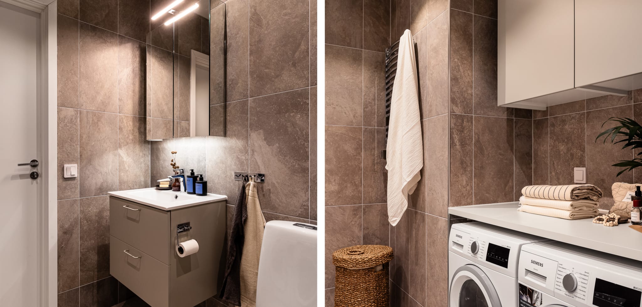 Badrum i stilen Nordan