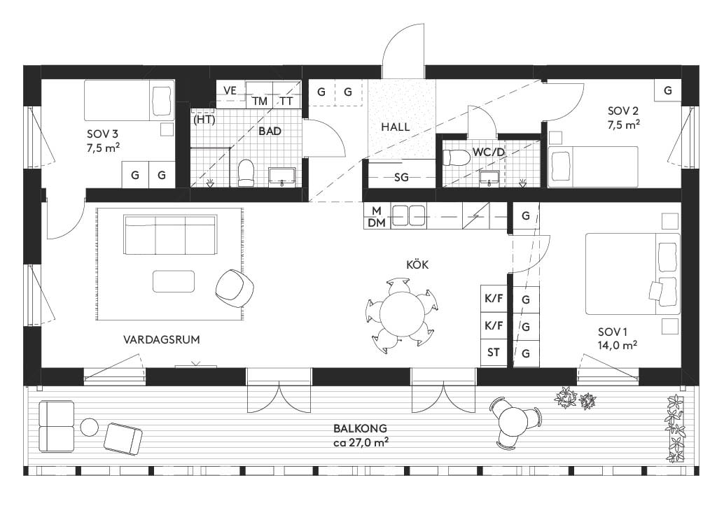 Planlösning