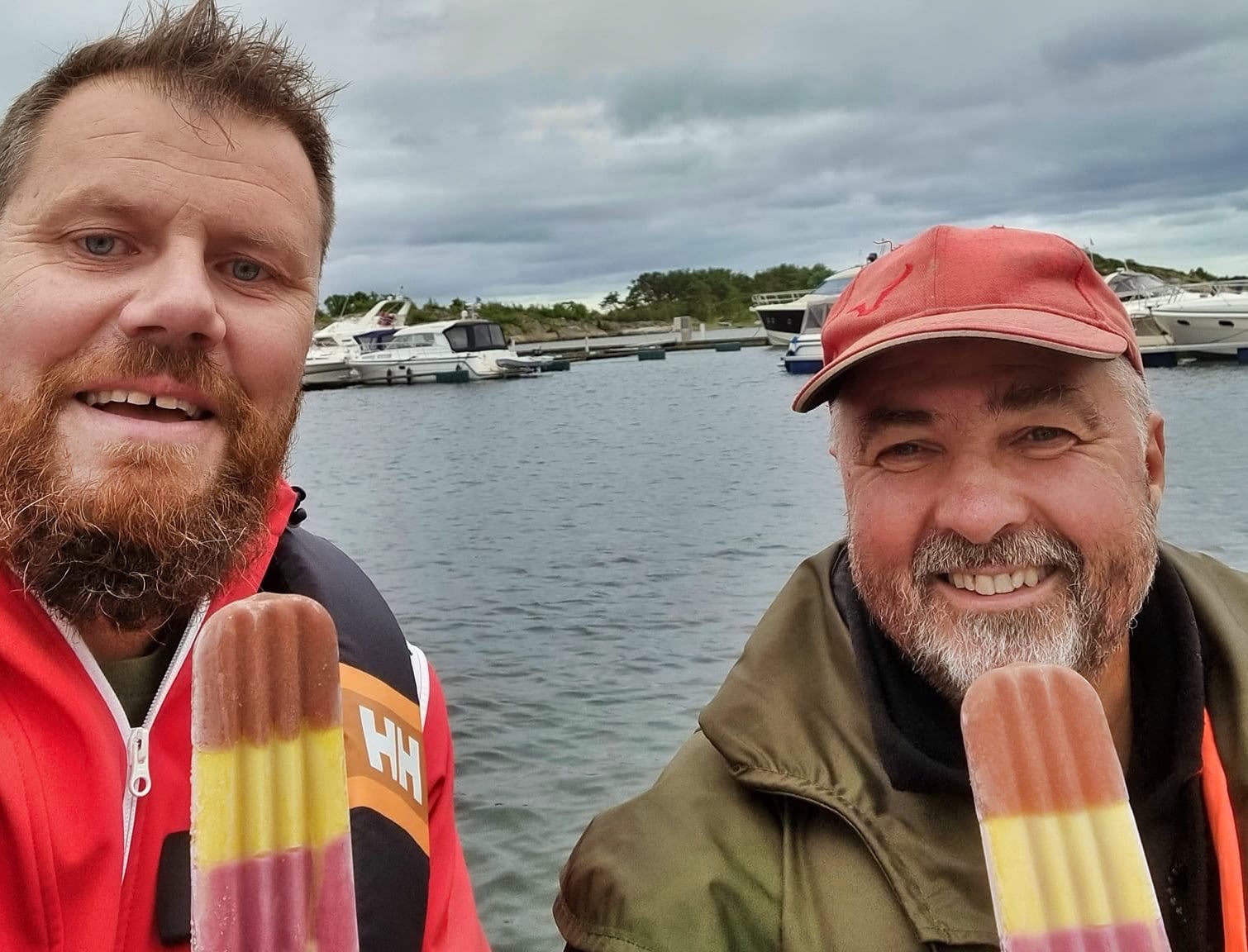 Jørgen Karlsen og Stig Lundh er birøkter-kolleger og gode kompiser