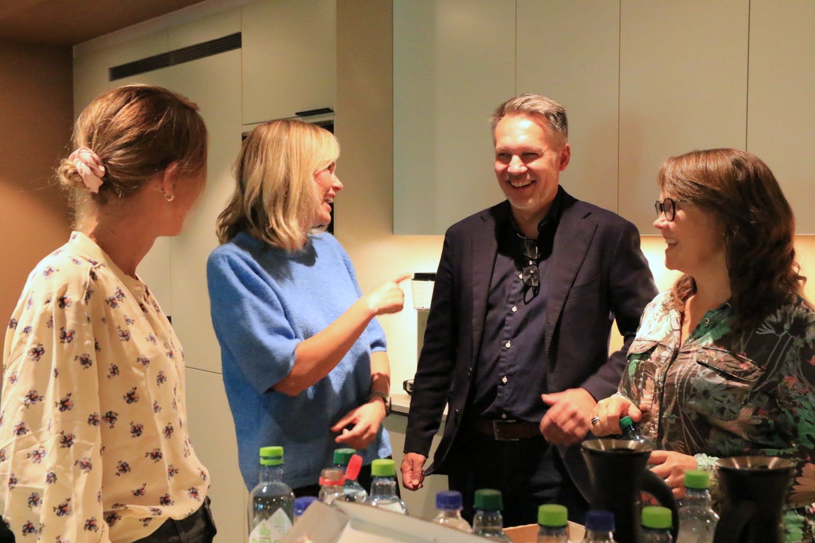 Bilde tatt ifm. innflytningsfest for beboerne i Boogierud.