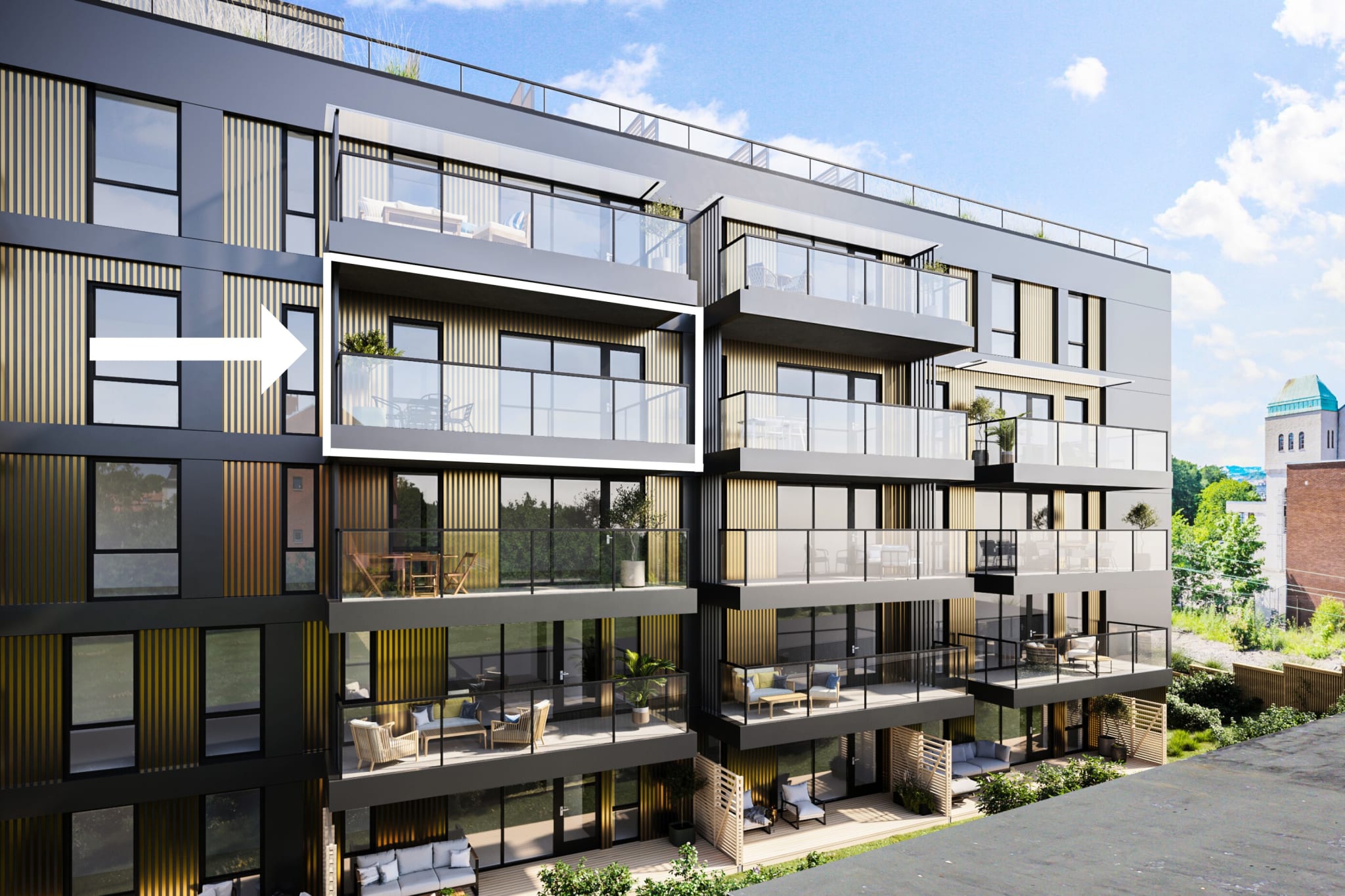 Intern plassering på leilighet A503.