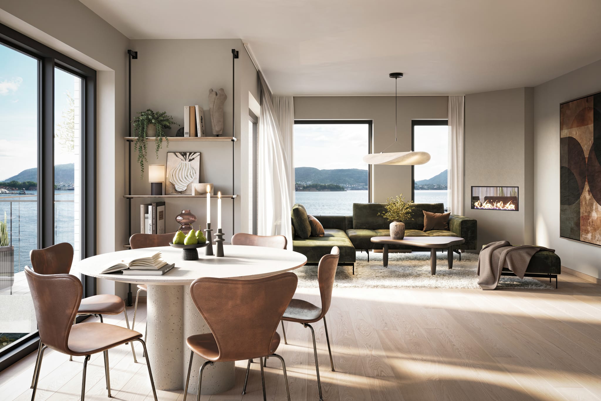 Illustrasjon av leilighet D402.